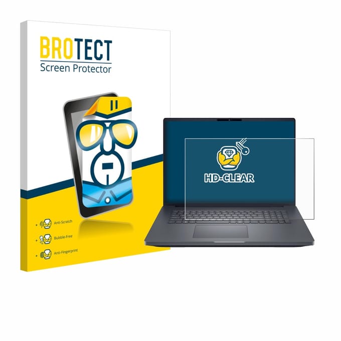 BROTECT - Screenprotector voor Dell Pro Max Plus 18 - Folie Beschermfolie transparant