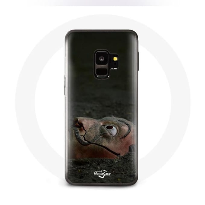 Coque - La casa de papel - Samsung Galaxy S9 - Souple - Noir - Masque dali