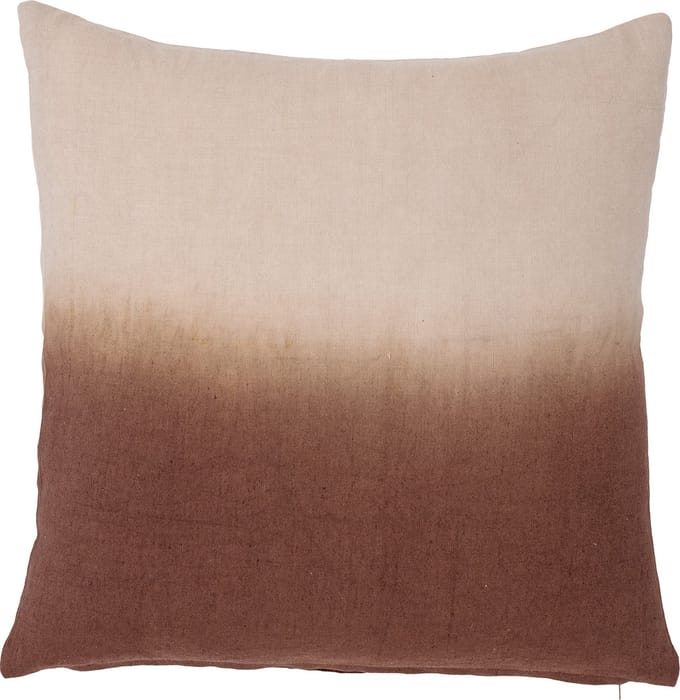 Gail Cushion, Brown, Linen