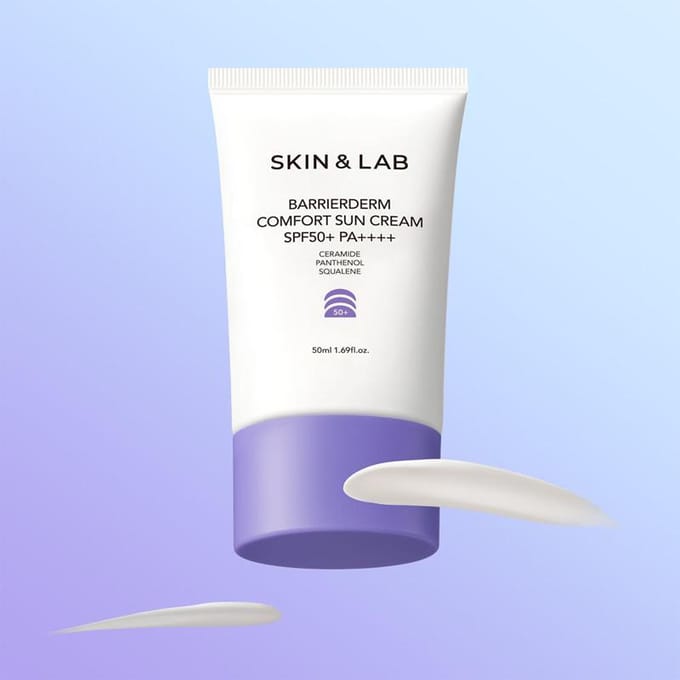 [SKIN&LAB] Barrierderm Comfort Zonnecrème SPF 50+ PA++++ 50ml white