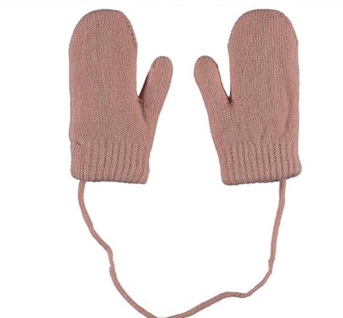 Kids knit wanten roze 2-8 jaar