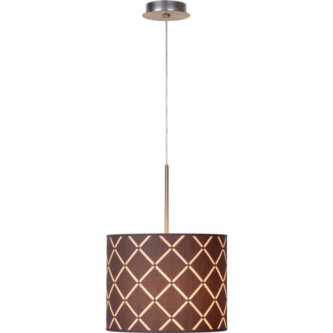 Lucide CROSS - Hanglamp - Ø30 cm - Grijs