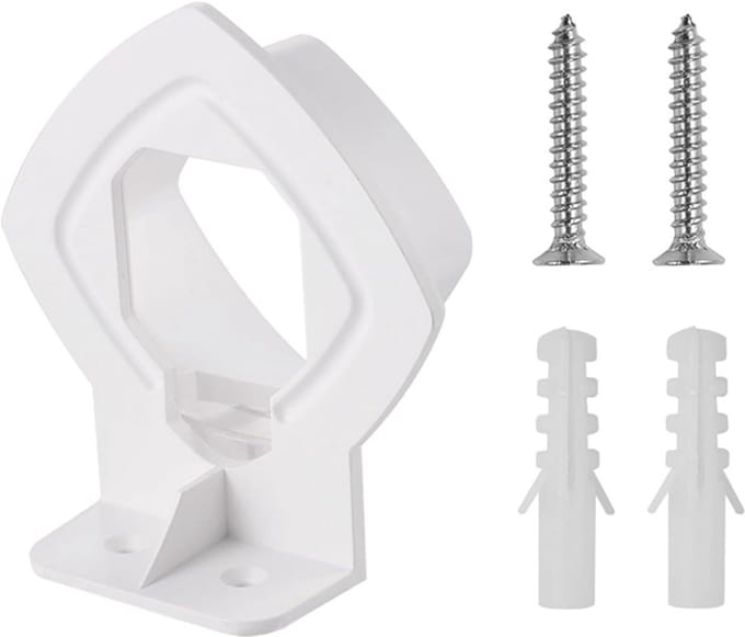 Montagebeugel Router - Wandhouder WiFi - Netwerk Stabiliseren - Ruimtebesparend Ontwerp - 10x9x6cm - Wit