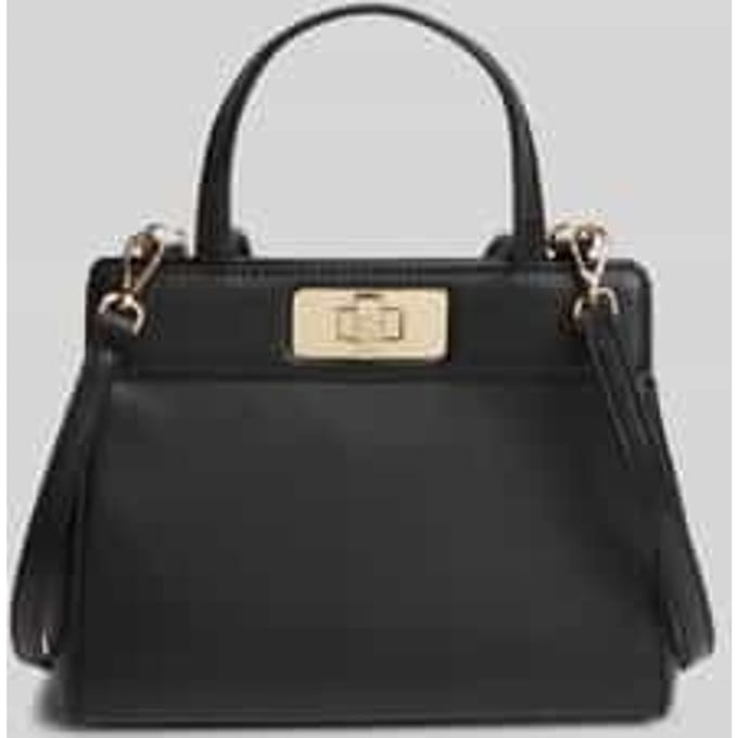schoudertas met labeldetails