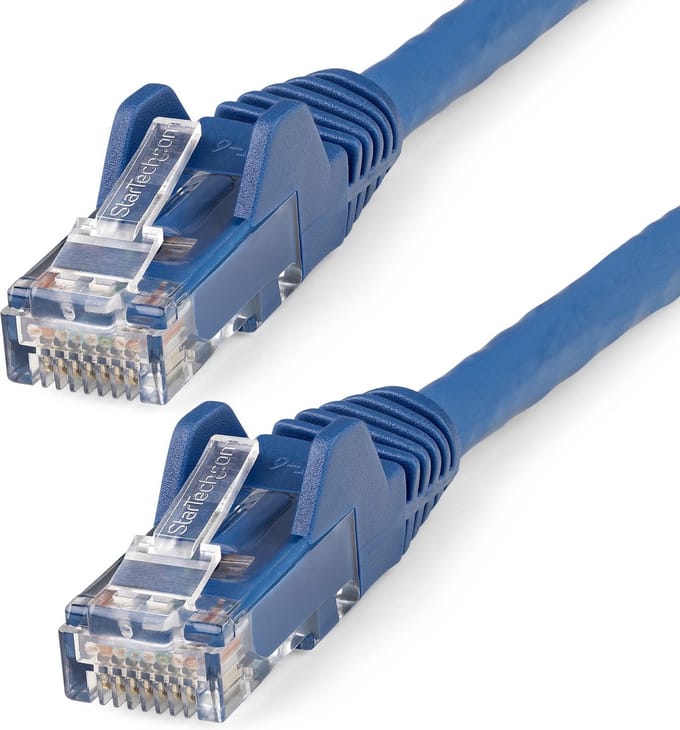 StarTech 0,5 meter CAT6 Gigabit Netwerkkabel Blauw - LZSH Snagless PoE