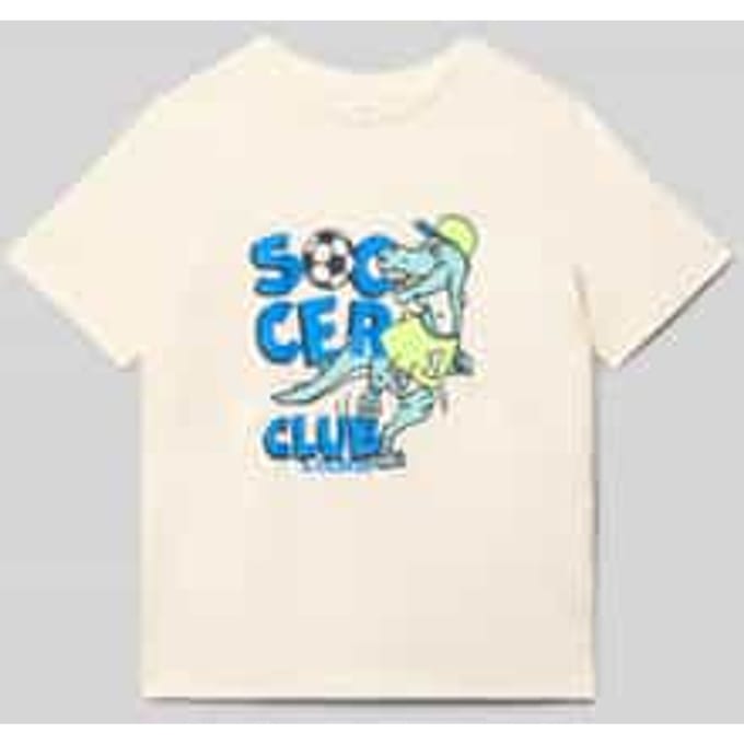T-shirt van katoen met print voor kinderen s.Oliver