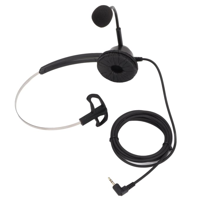 H360‑2.5 Zakelijke Headset 2.5mm Computerhoofdtelefoon met HD-microfoon voor Callcenter Klantenservice