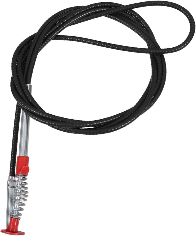 Flexibele Grijper - Afvoer Gereedschap - Gootsteen Reinigen - Multifunctioneel Ontwerp - 17 cm - Rood