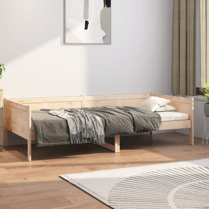 vidaXL - Slaapbank - massief - grenenhout - 80x200 - cm