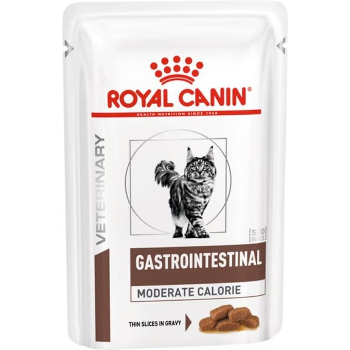 Royal Canin Veterinary Diet Gastro Intestinal Moderate Calorie Wet - 12x85 g - Kattenvoer