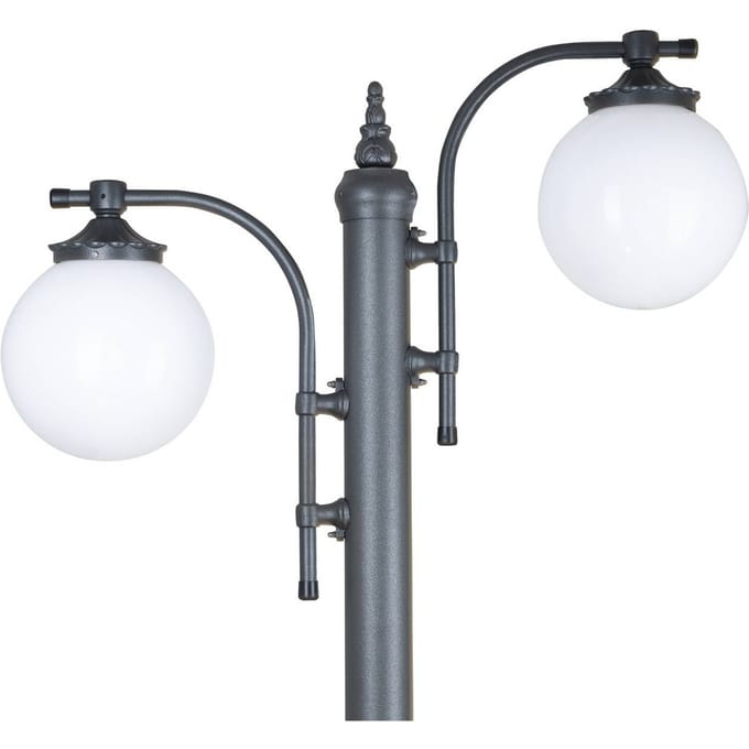 K.S. Verlichting Lantaarnpaal Madeira 2-lamps antraciet