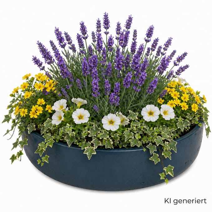 Ethan plantenbak maat: XL blauw Ø 39 cm - P3041-S1-38