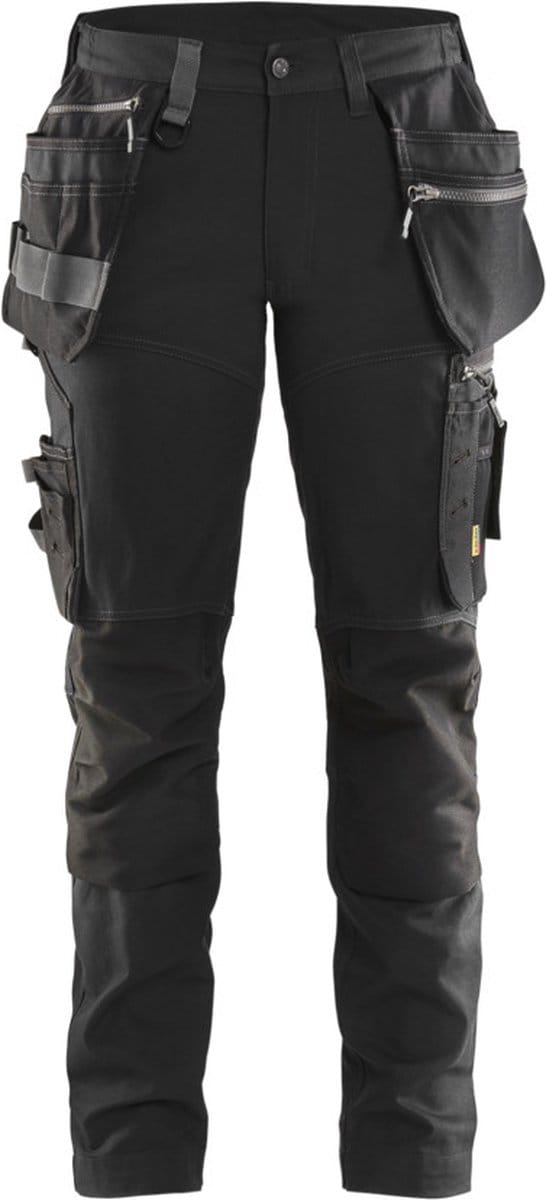 Blaklader Dames werkbroek met stretch 7115-1343 - Zwart - D19