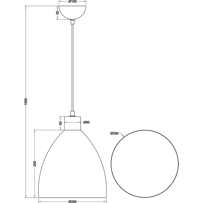 LED Hanglamp - Torna Jaguar - E27 Fitting - Rond - Mat Wit - Aluminium - Tot 40W