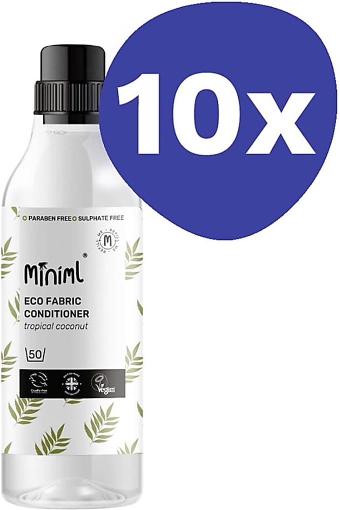 Miniml Wasverzachter Kokosnoot (10x 1L)