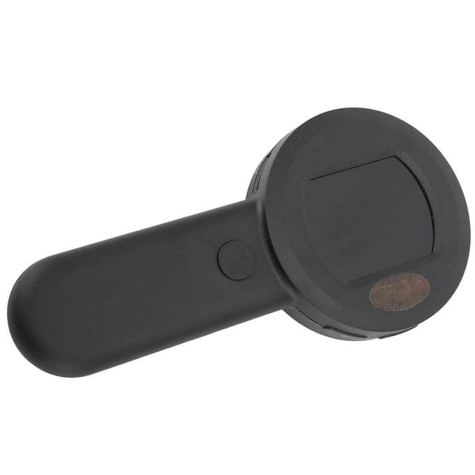 Digitale vergrootglas 50x met 2 verlichtingsstanden, handzaam 2-inch IPS-scherm, vergrootglas voor sieraden zwart