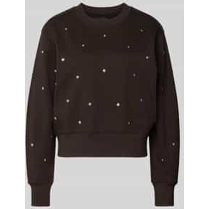 Sweatshirt met ribboorden