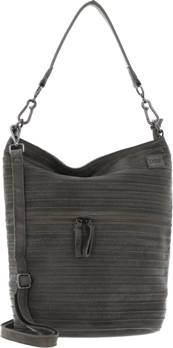 FREDsBRUDER Leren Schoudertas Bommel Shoulder Bag Sage Groene