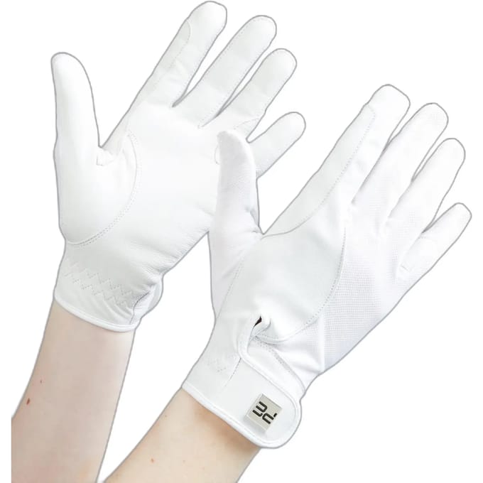 Leren en mesh handschoenen Premier Equine Bordoni
