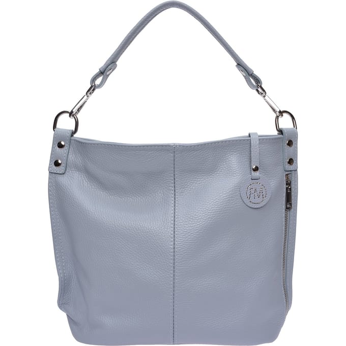 Roberta M Turquoise Rundleer Tas