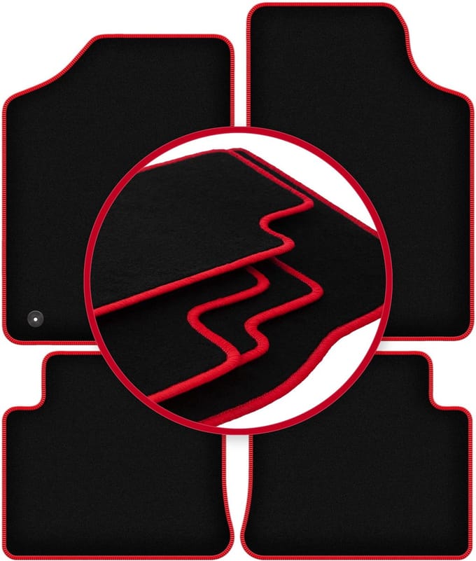 CARLUX-RED automatten voor: Citroen ZX hatchback (1991-1998)