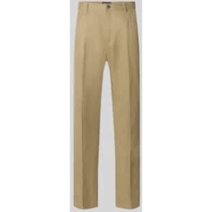 relaxed fit stoffen broek van puur katoen model 'BEN'