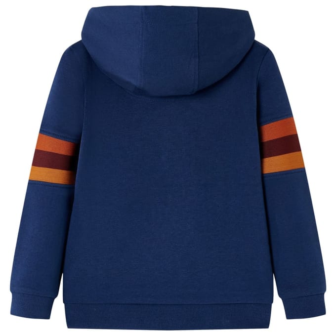 vidaXL - Kindertrui - met - capuchon - 104 - marineblauw