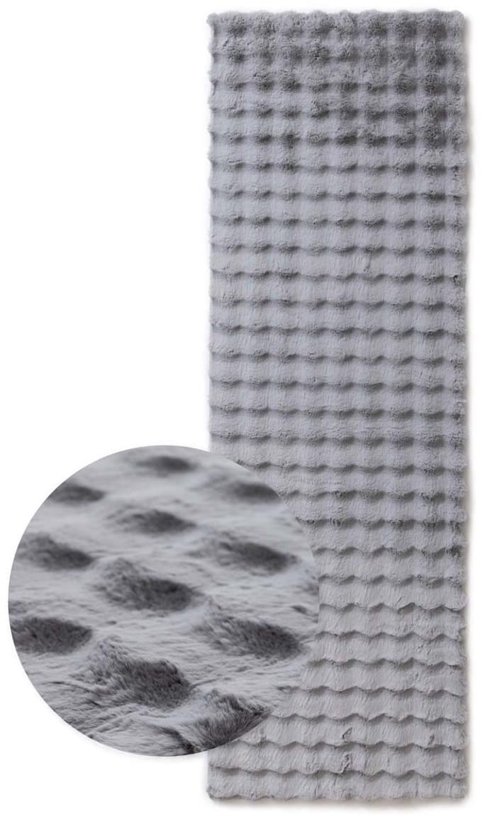 Fluffy loper - Cloud zilver 80x250