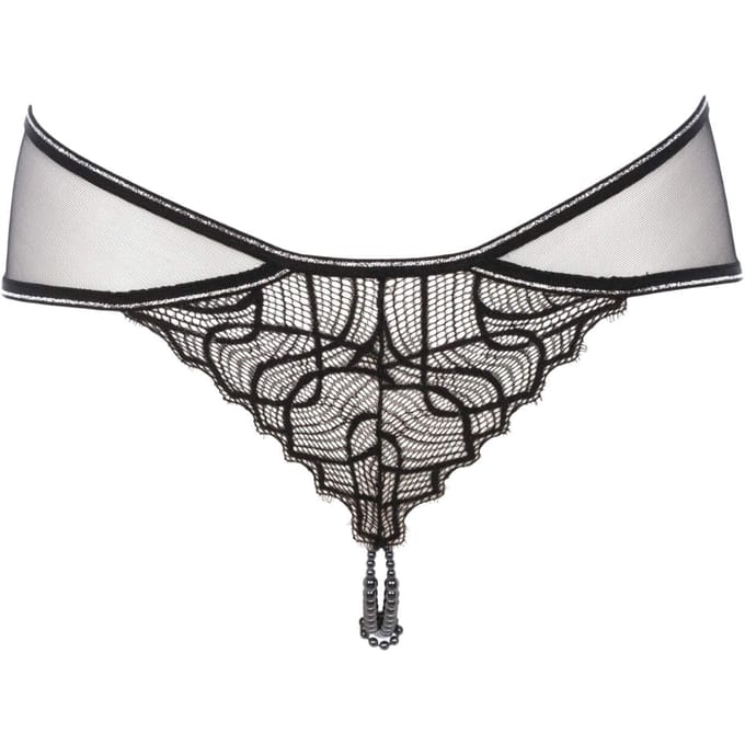 Bracli - Manhattan Slip - Luxuriöse Perlenstring-Dessous Größe Plus