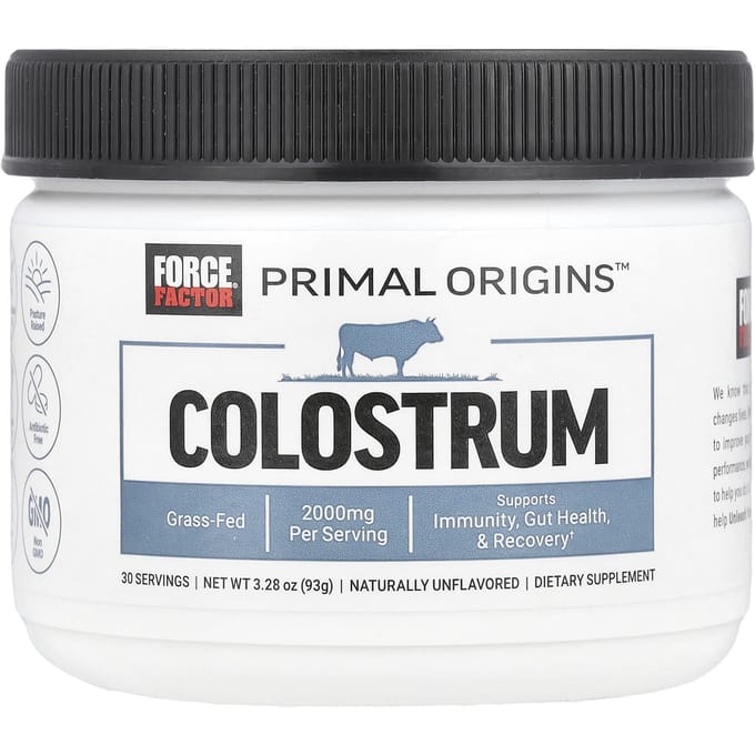 Force Factor, Primal Origins™, Colostrum, Non aromatisé, 3,28 oz (93 grammes)