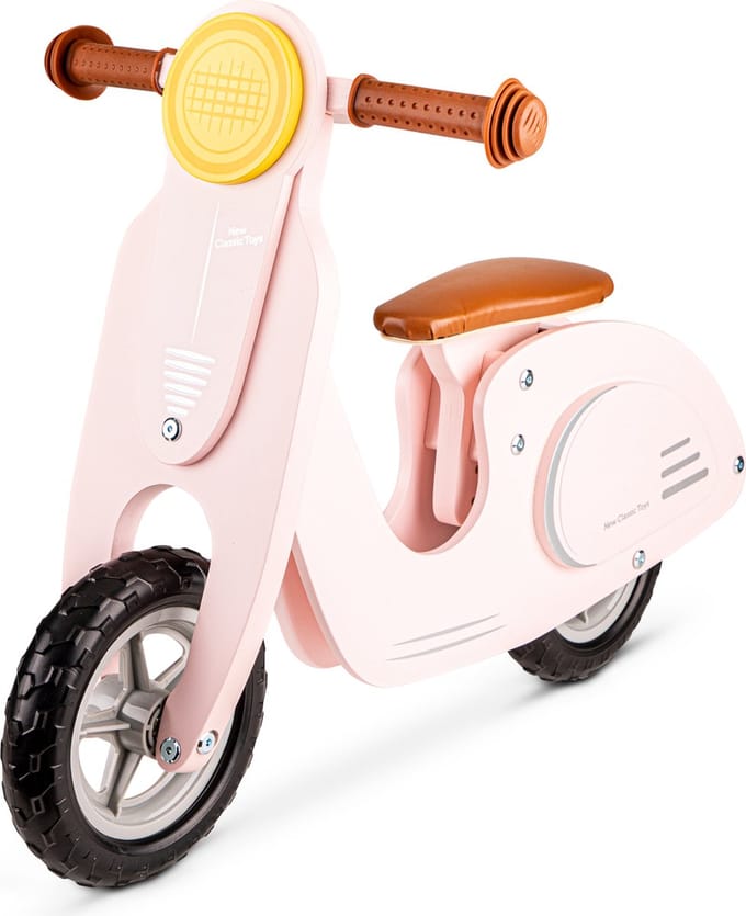 New Classic Toys® Houten Loopfiets - Scooter - Roze - Zithoogte 33 centimeter