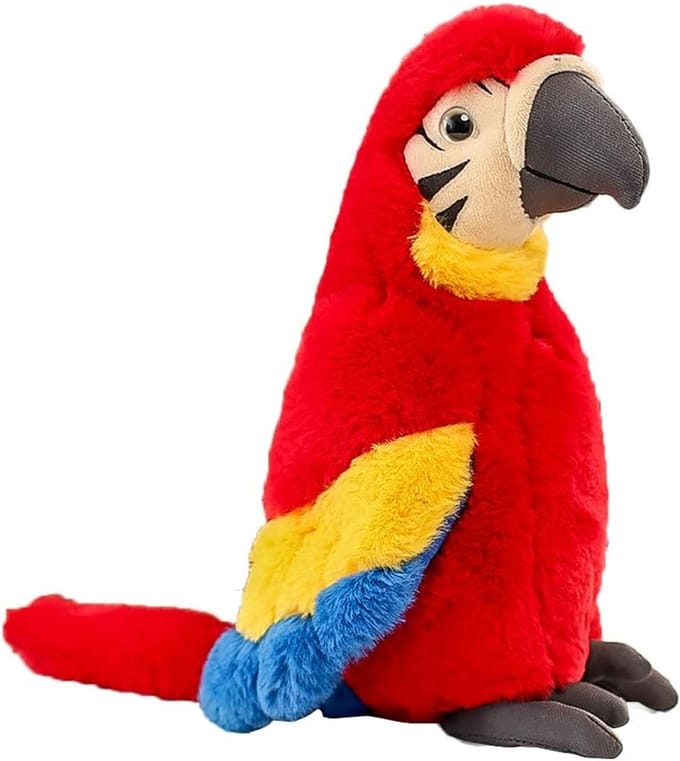 Pluche Papegaai Knuffel - Zachte Vogel Speelgoed voor Kinderen | Cadeau
