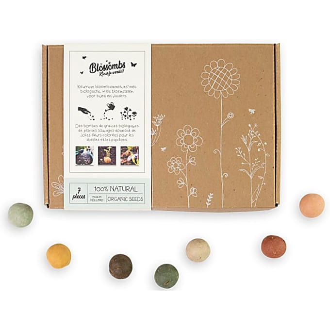 Blossombs Bloembommetjes Giftbox Small - 7 Zaadbommetjes - Cadeau