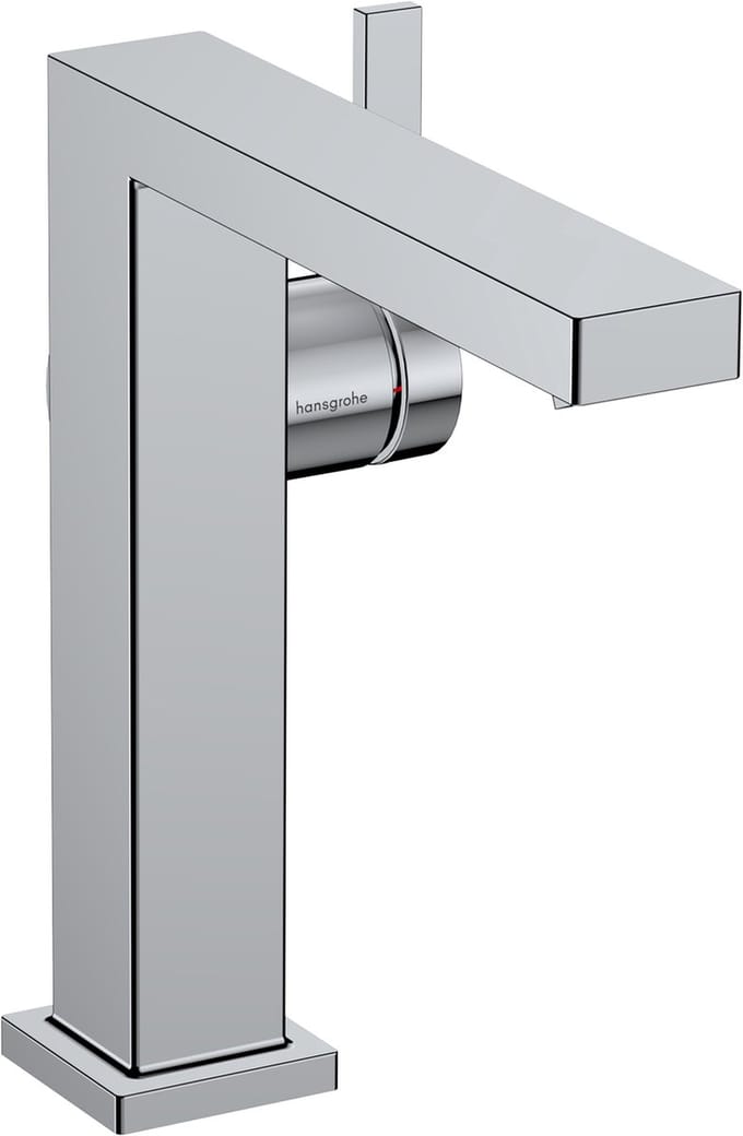 hansgrohe Tecturis E - Wastafelkraan - Ééngreeps bediening - CoolStart energiebesparend - Met afvoerplug - 150mm maat - Chroom