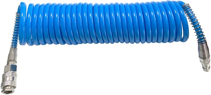 vliegtuig spiraalslang set ID 8mm OD 12mm L.10m koppeling.DN 7,2 ...