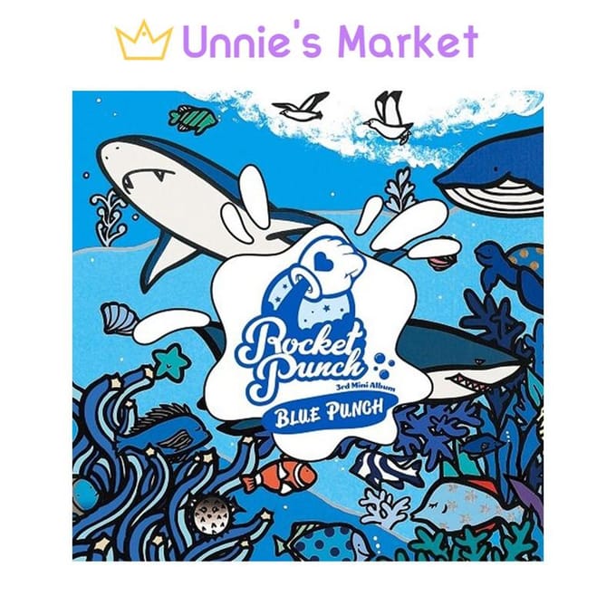 ROCKET PUNCH 3e Mini Album [BLUE PUNCH] No poster blue