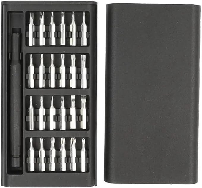 Schroevendraaierset Precisieschroevendraaierset Verstelbare Mini Elektrisch Gereedschap Camera PC 25-in-1 Precisiegereedschapset (A)