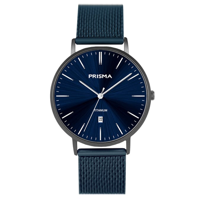 Prisma horloge P.1488 Heren Titanium Milanees