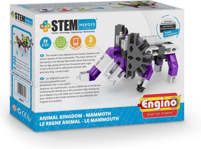 Engino Bouwpakket Stem Heroes Mammoth 53-delig