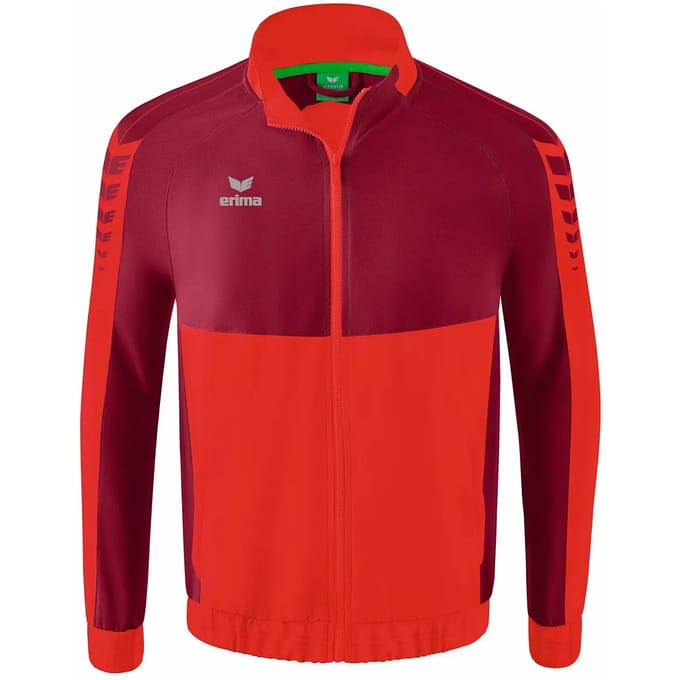 Erima Six Wings Presentatiejack Kinderen - Bordeaux / Rood | Maat: 152