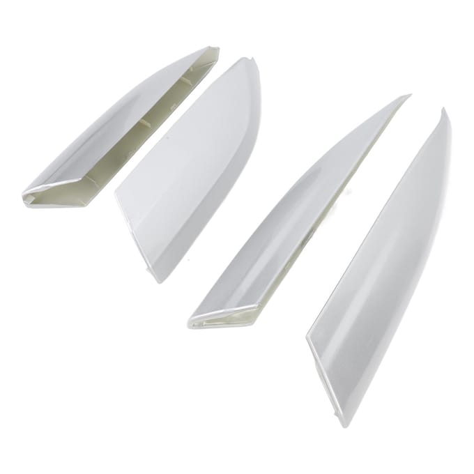 Lot de 4 caches de protection pour barres de toit Toyota argenté