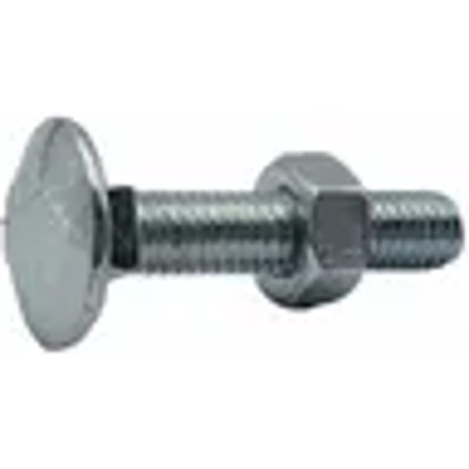 Sencys Slotbout Met Moer M6x30mm Per 50 Gegalvaniseerd