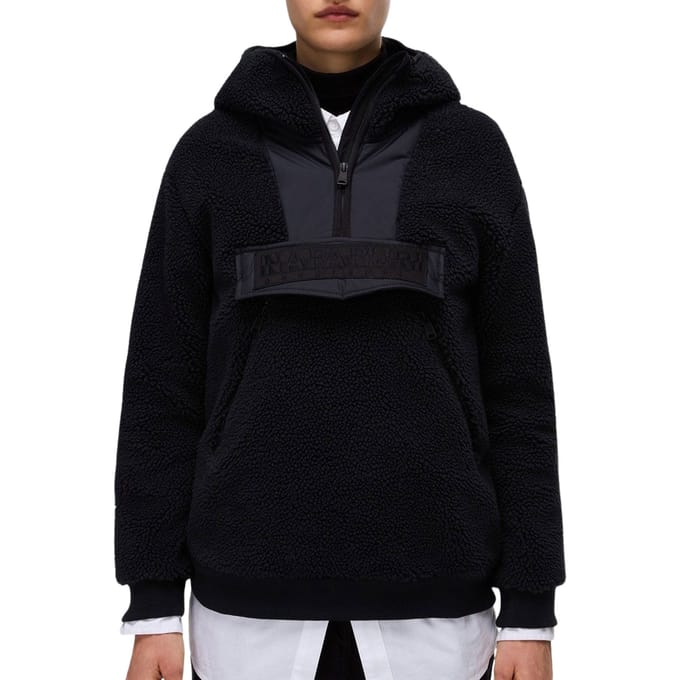 Napapijri Seline Half-Zip Hooded Fleece Sweater Dames - Maat S