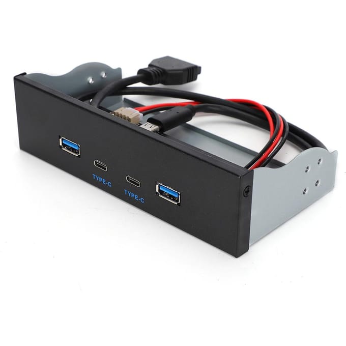 USB3.1 Gen2 Voorpaneel 10G Optische Drive USB3.0+2.0+Type C Type E Paneel Computeronderdelen gray