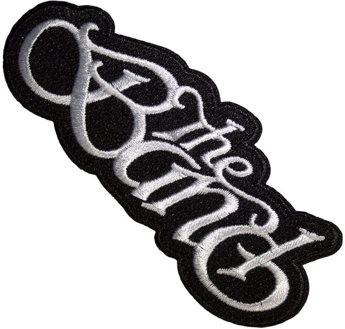 The Band - Logo Patch - Zwart/Wit