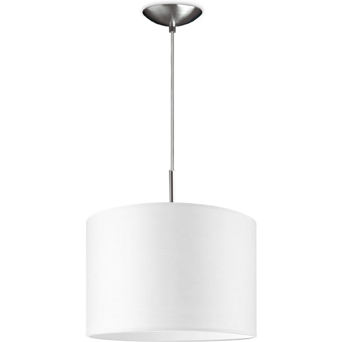 hanglamp tube deluxe bling Ø 30 cm - wit