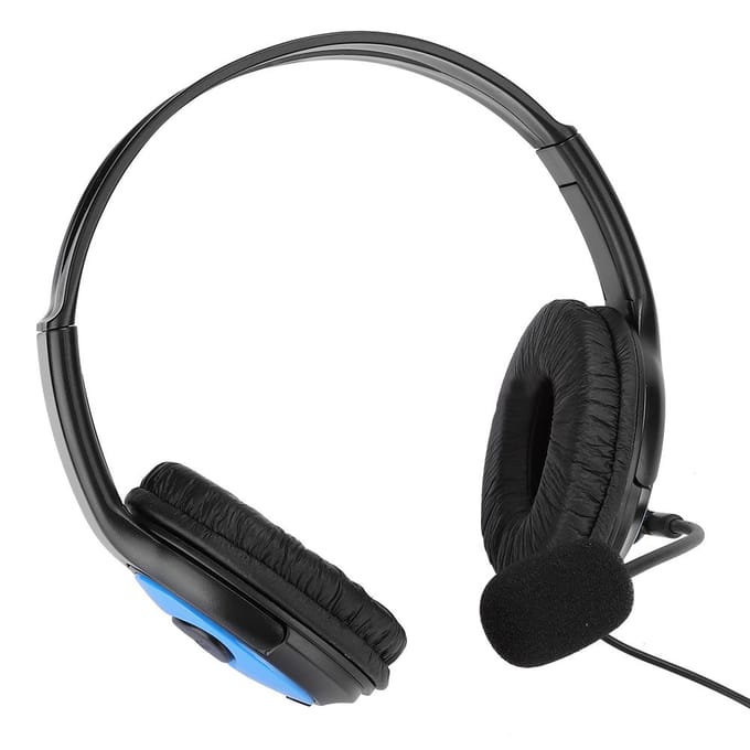 A4 ABS Lichtgewicht Gaming Headset Ruisonderdrukking Microfoon Hoofdtelefoon Apparatuur voor PS4X ONE