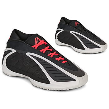 Adidas Anthony Edwards Sneakers Heren - Zwart - Maat 44 - Mesh/Synthetisch