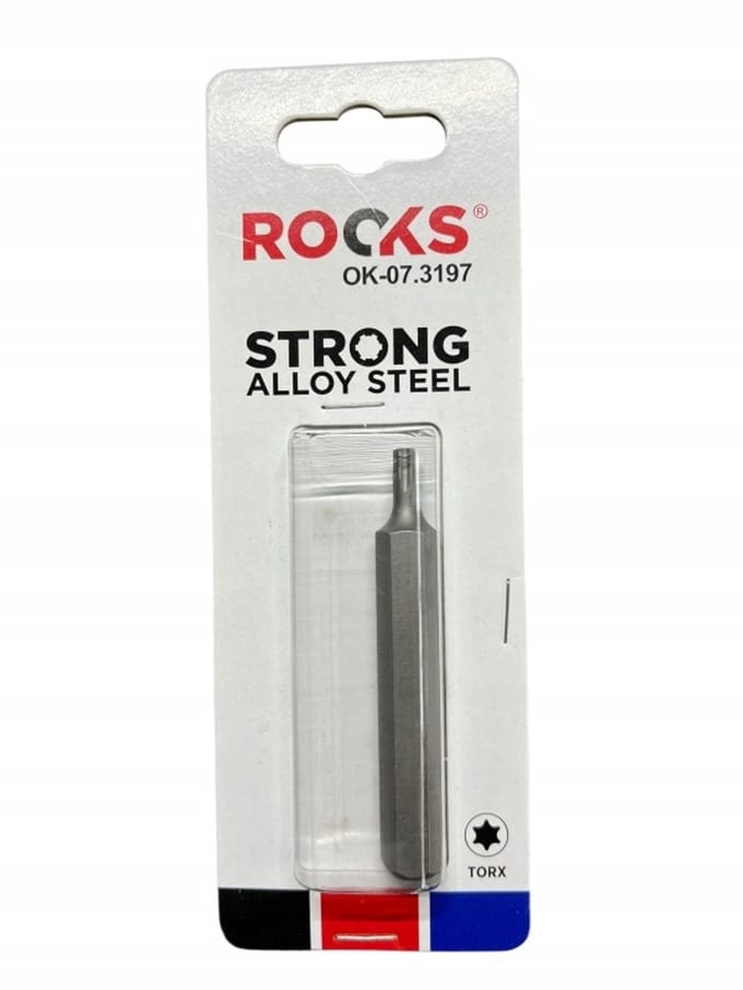 ROOKS Torx T25 Bit 3/8" x 75mm, Staal S2