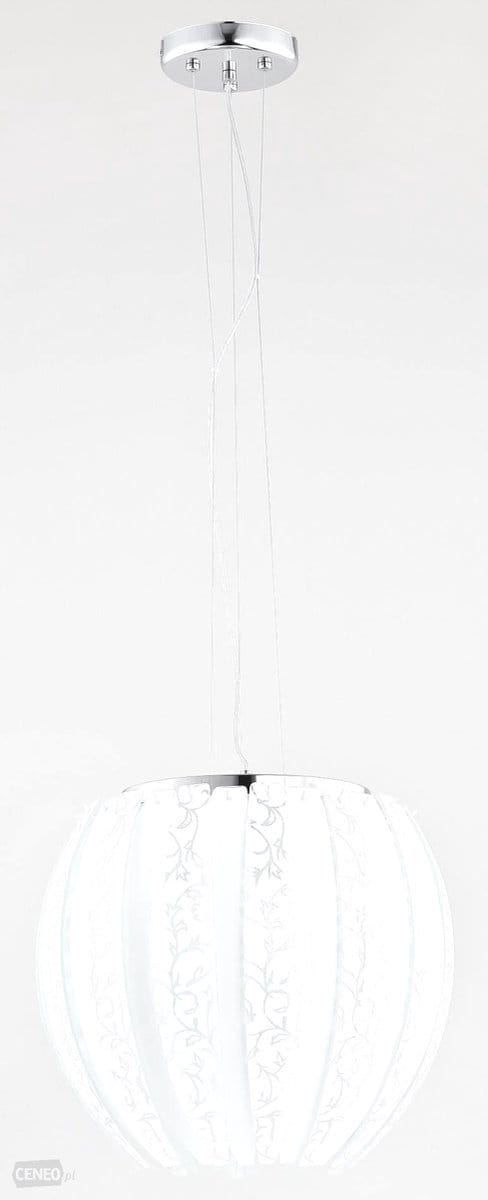 Hanglamp Medusa Bloem 1xE27 60W Wit Metaal Glas